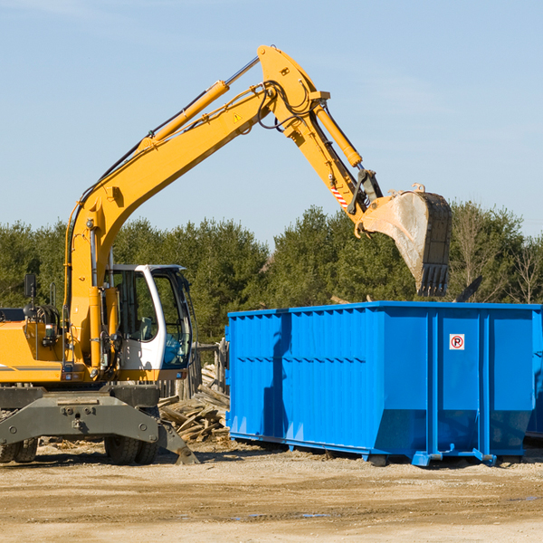 can i choose the location where the residential dumpster will be placed in San Augustine TX